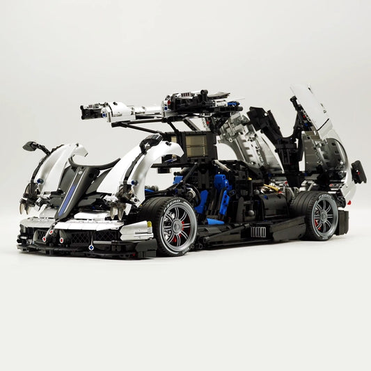 1: 8 Pagani Huayra Silver Plating Ultimate Edition (4708 Pcs)