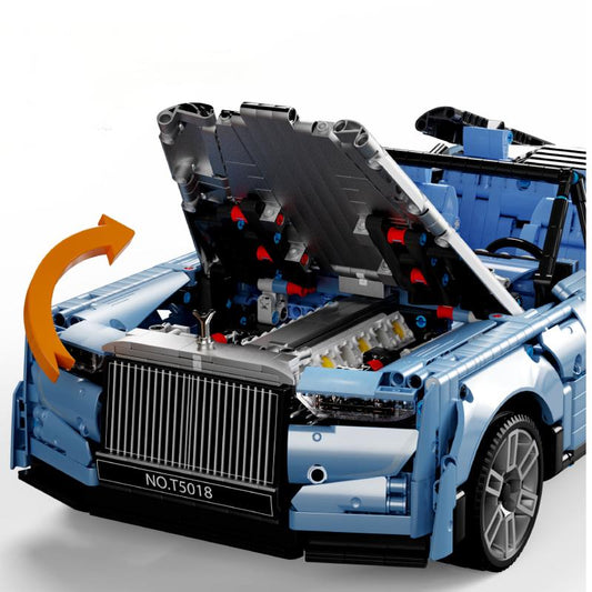 Rolls-Royce Boat Tail with Rear Wine Cabinet, Removable Convertible Top (2903 Pcs)