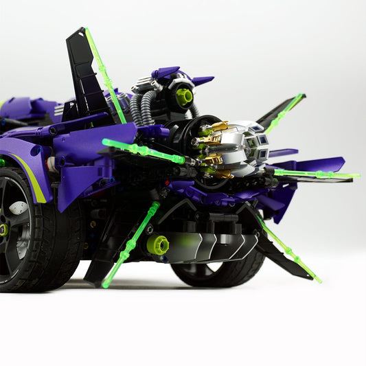 1: 8 Armor Apollo EVO Building Sets with Remote Control, Tail Propeller Can Rotate and Emit Light, Electric Door (3909Pcs)