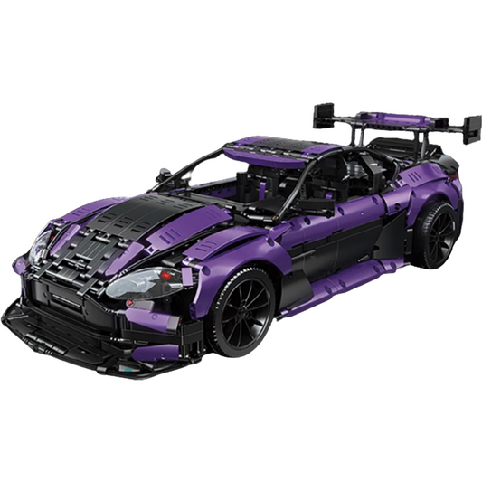 1: 8 Aston Martin Vantage GT3 Supercar Set, Legendary Racing DNA | Jaw-Dropping Purple Finish (3850 Pcs)