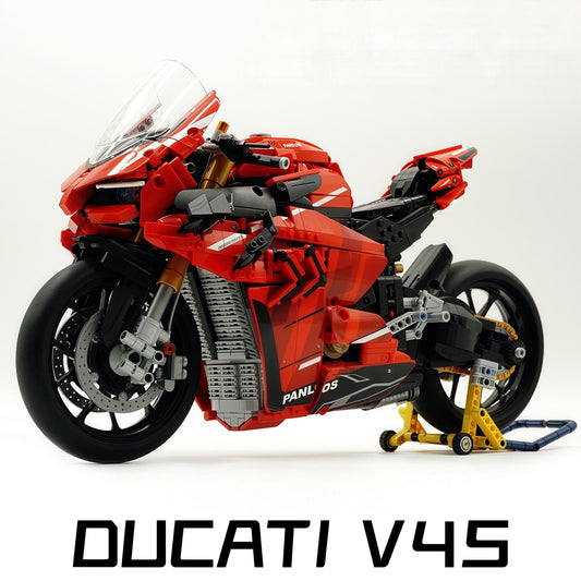 1:5 Ducati V4S Motorcycle with Front and Rear Lights(2129 PCS)