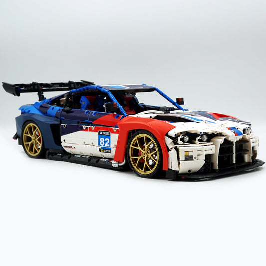 1: 8 BMW M4 Sportcar Building Set, Fully Detailed Simulation, The Ultimate Collectible (4556Pcs)