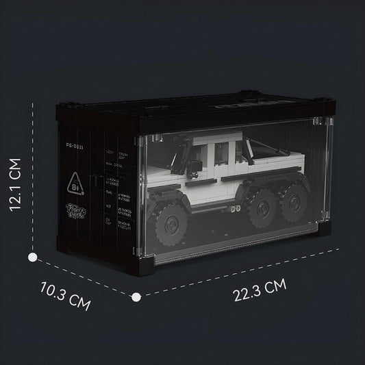 1: 24 6X6 MERCEDES G-KLASSE with Container Display Case (582 PCS)