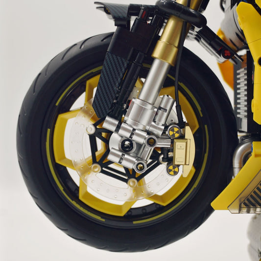 1:5 Cyberpunk 2077 ARCH Nazare Motorcycle, Remote Control Spray Display Stand with Lights, Exclusive Red Display Rack (2500 PCS)