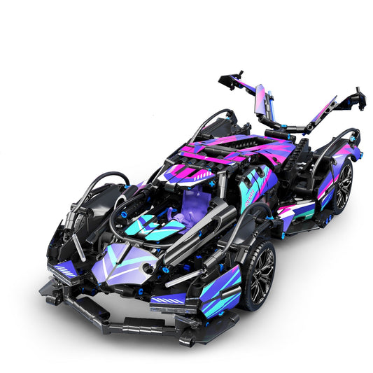 1:14 Cyberpunk Sports Car Building Sets, Collectable Model for Boys Men Teens (1124Pcs)