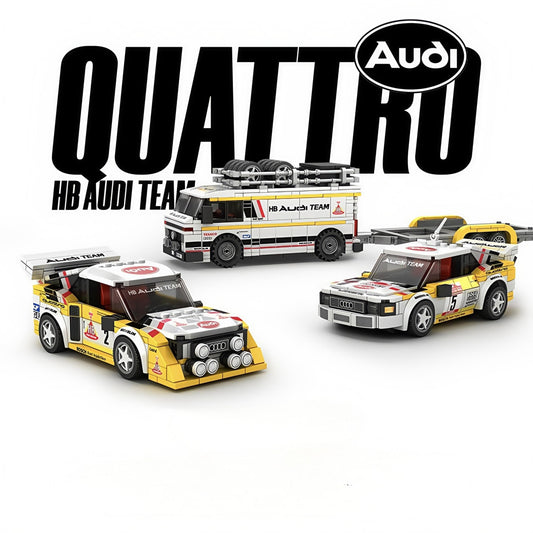 Officially Licensed HB Audi WRC Team β 3-in-1 Rally Legends Set (1362 PCS)