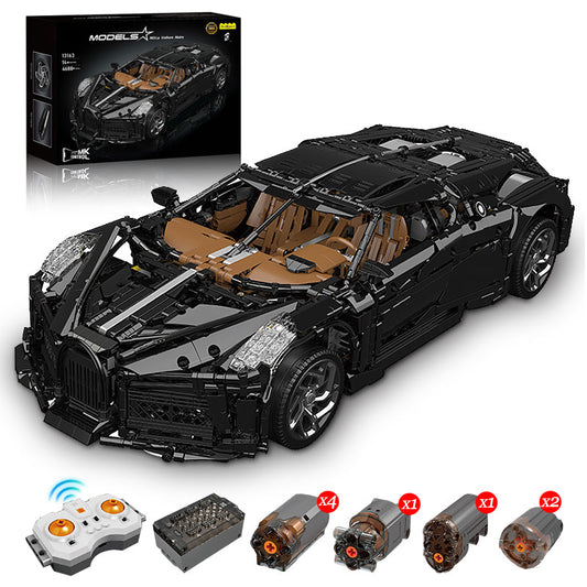 1: 8 Bugatti La Voiture Noire Building Sets with Remote Control, Electric Lifting Chassis, Electric Door (4688 Pcs)