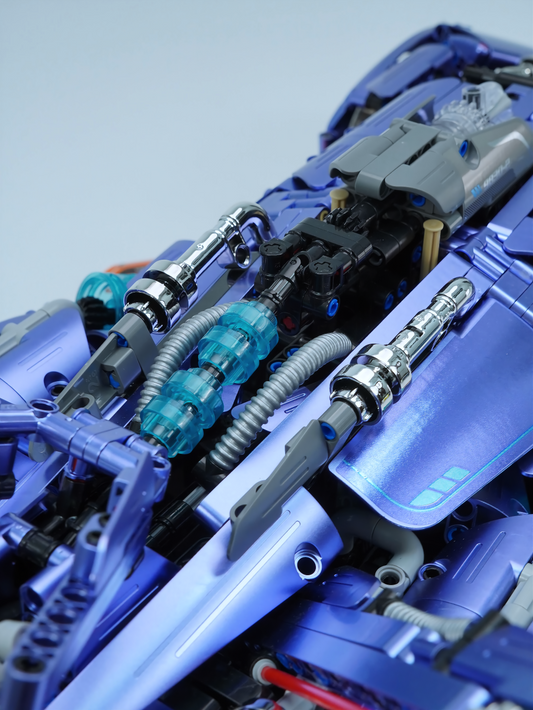 1: 10 Apollo X1 Modified Version with Remote Control, Drift, Color Light Wheels, Jet Propulsion, Armor Explosion Mode (2381 Pcs)