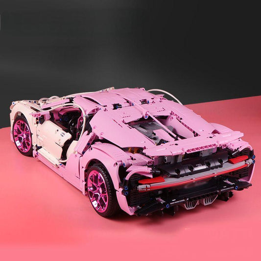1: 8 Pink Bugatti Chiron Collector's Edition (4031 Pcs)