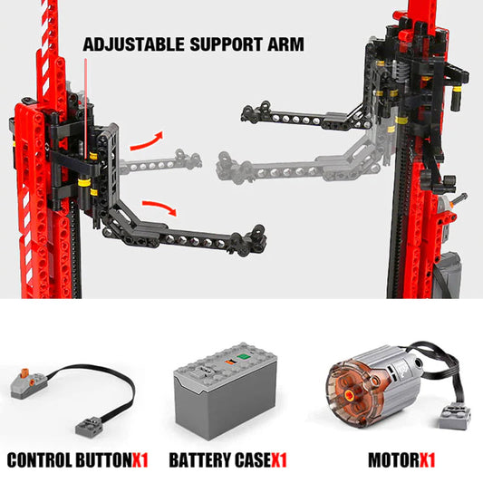 1:8 Electric Car Lift (537 Pcs)