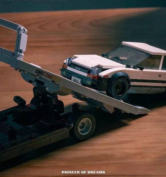 1: 24 TOYOTA AE86 with Container Display Case (327 PCS)