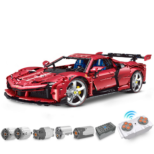1: 8 Ferrari SF90 Building Set β Ultimate Remote Control Supercar (3982Pcs)