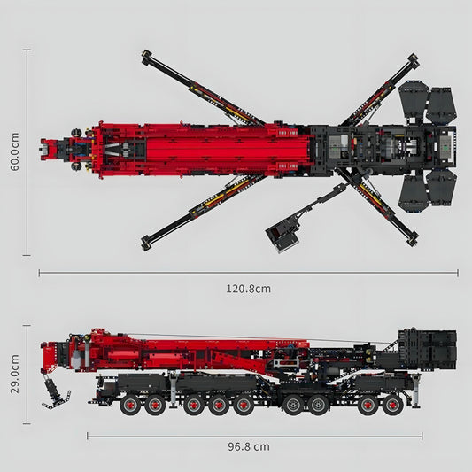 LIEBHERR RED EDITION REMOTE CONTROLLED CRANE (9178 PCS)