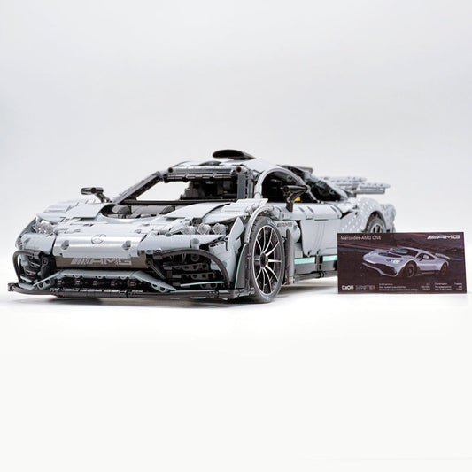 1: 8 Mercedes AMG ONE Building Set with Remote Control, Fully Detailed Simulation, The Ultimate Collectible, Electric Dutterfly Doors, Rear Wing Lifting, Controllable lights, Launch Control (3295 Pcs)