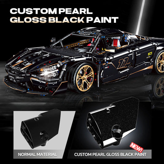 1: 8 McLaren 720S Supercar Building Sets with Remote Control, Electric Lift Convertible and Suspension, Electric Door, Tail Lift Design (3658Pcs)